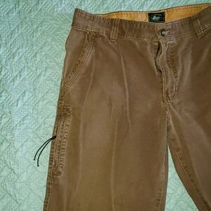 G.H.Bass & Co NWT! Grey Canvas Terrain Stretch Pant Size 36x30